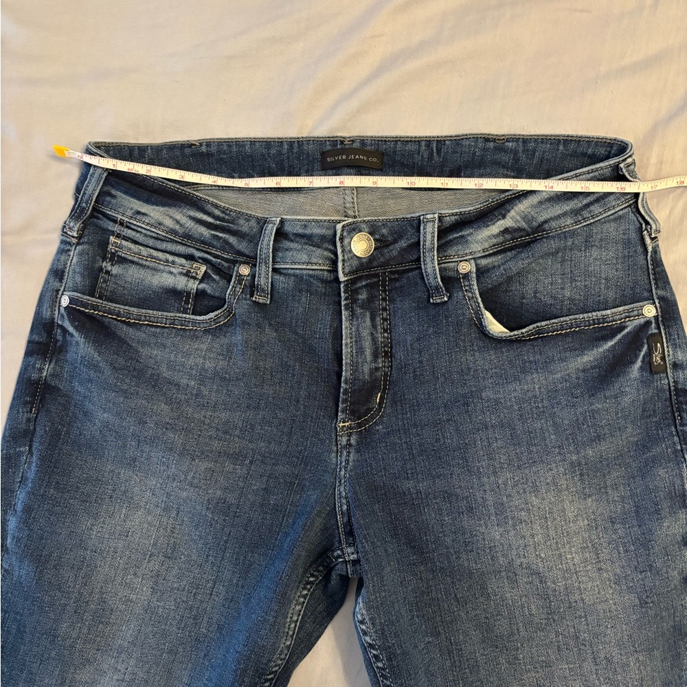 Silver Jeans Women's High Rise Denim - Medium Blue